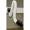 Lev-Co 3' 4" extractor arm c/w 3"diameter hose, flanged capture hood and wall bracket EX-ARM-75-1000 - alternate 1